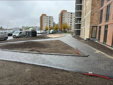 Straatwerk nieuwbouwwijk